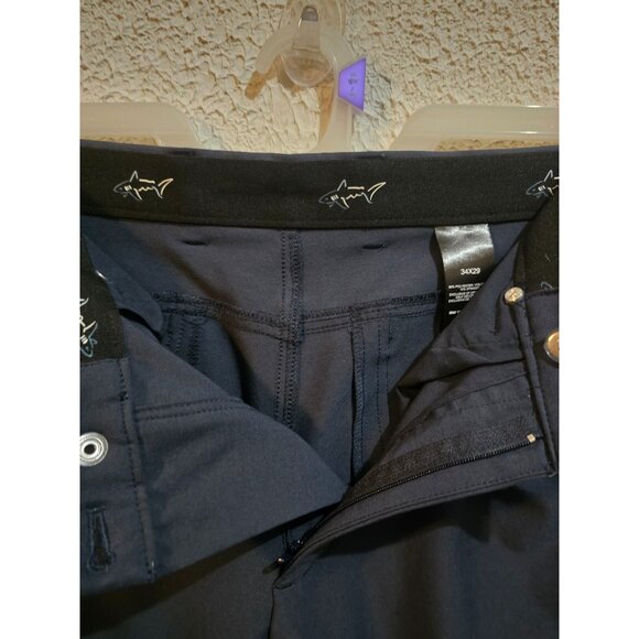 Tommy Bahama Mens 34X29 Stretch Pants In Midnight Blue - Picture 6 of 7